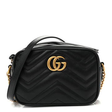 Gucci Calfskin Matelasse Mini Gg Marmont