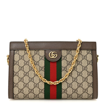 Gucci Gg Supreme Web Small Ophidia Chain