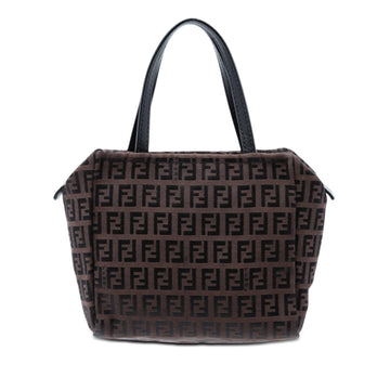 Fendi Mini Zucchino Canvas Handbag Pre-