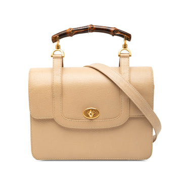 Gucci Calfskin Turnlock Bamboo Top