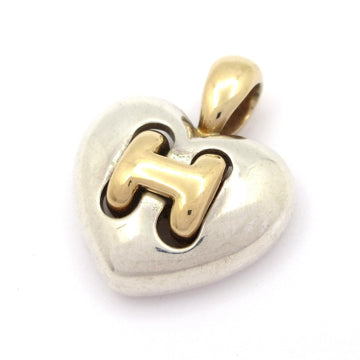Hermes Olymp Heart Silver 18K Pendant