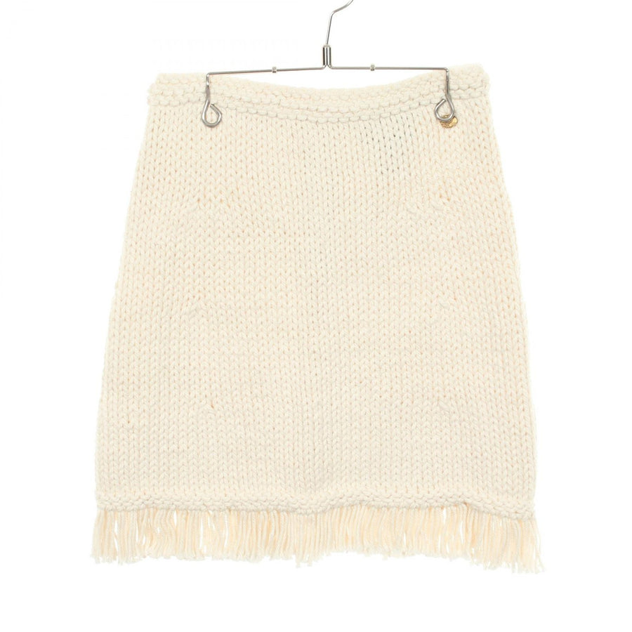 Chanel Coco Mark Owl Button Fringe Knit