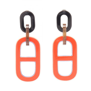 Hermes Chane Dunkel Pierced Earrings