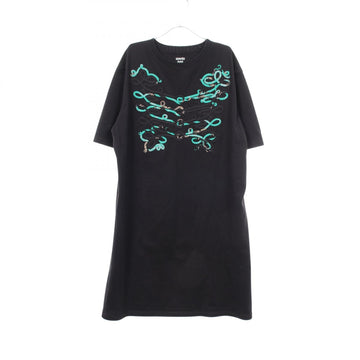 Hermes Silk Short Sleeves Dress Cotton