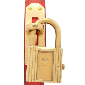 Hermes Kelly Watch Wrist Quartz Gold