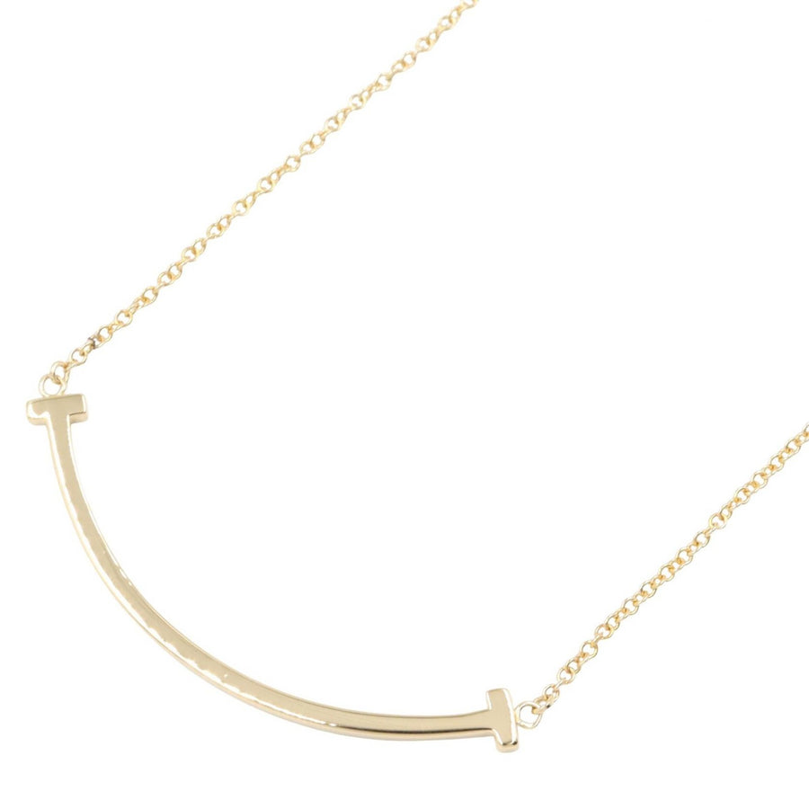 Tiffany＆Co T Smile Small Necklace 18Kyg