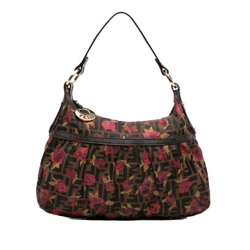 Fendi Zucca Canvas Rose Print Chef