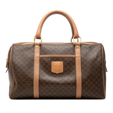 Celine Macadam Coated Canvas Boston Bag