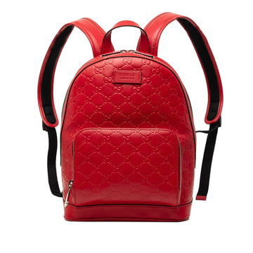 Gucci Ssima Backpack Pre-Loved Red