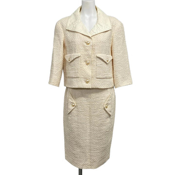 Chanel Cream [Outer Fabric] Cotton