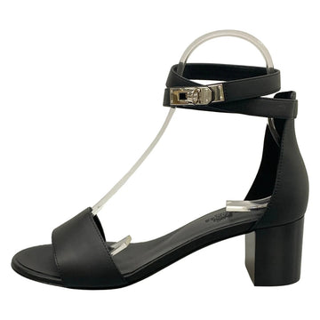 Hermes Nuba 50 Black Calf Women's