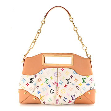 Louis Vuitton Multicolor Judy Mm White
