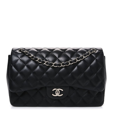 Chanel Lambskin Quilted Jumbo Double