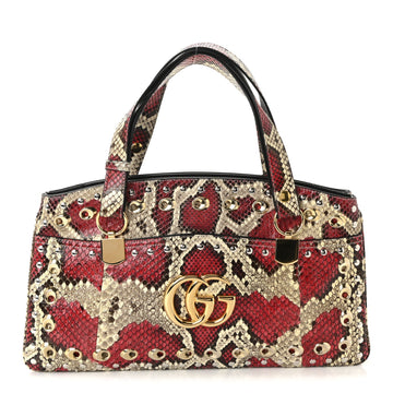 Gucci Snakeskin Large Arli Top Handle