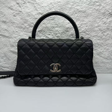 Chanel Coco Handle Medium Black Caviar