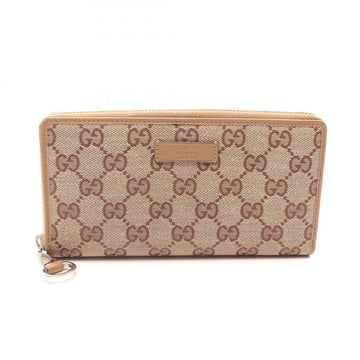 Gucci Gg Canvas Around Zipper Long