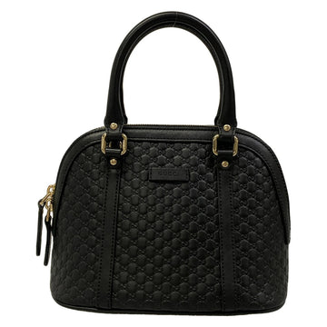 Gucci Micro Guccissima Black Leather