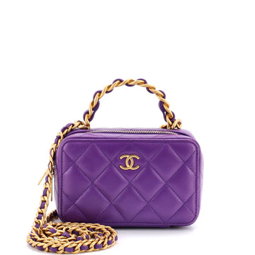 Chanel Woven Chain Top Handle Vanity
