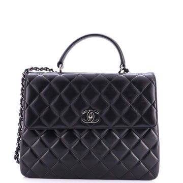 Chanel Trendy Cc Top Handle Bag Quilted