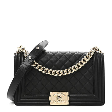 Chanel Caviar Quilted Medium Boy Flap