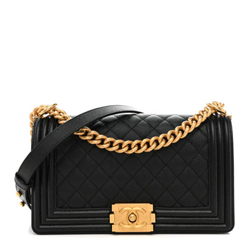 Chanel Caviar Quilted Medium Boy Flap