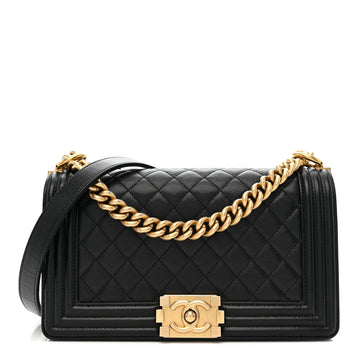 Chanel Caviar Quilted Medium Boy Flap