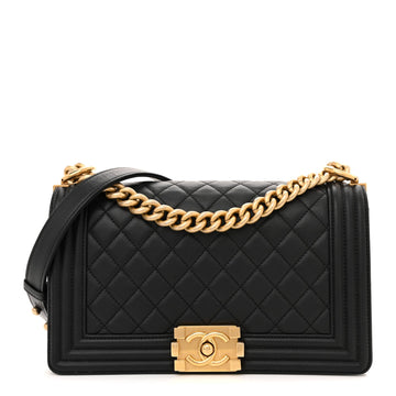 Chanel Caviar Quilted Medium Boy Flap