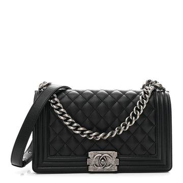 Chanel Caviar Quilted Medium Boy Flap