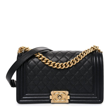 Chanel Caviar Quilted Medium Boy Flap