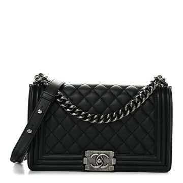 Chanel Caviar Quilted Medium Boy Flap