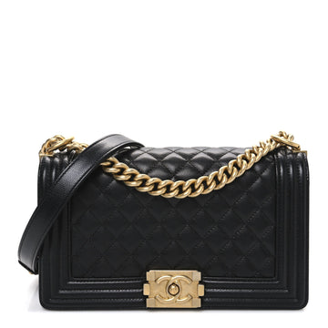 Chanel Caviar Quilted Medium Boy Flap