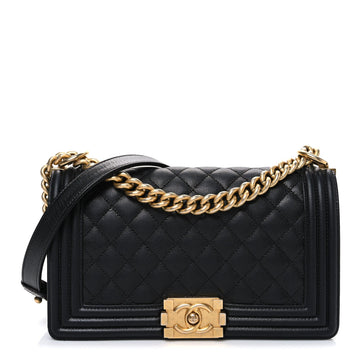Chanel Caviar Quilted Medium Boy Flap