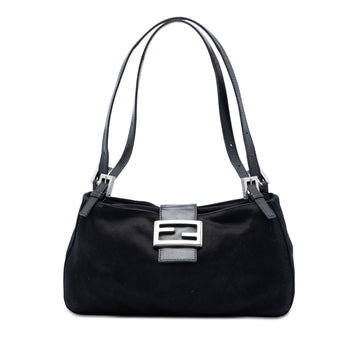 Fendi Cotton Ff Shoulder Bag Pre-Loved