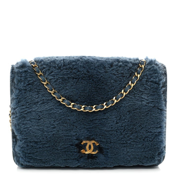 Chanel Rabbit Fur Wallet On Chain Woc