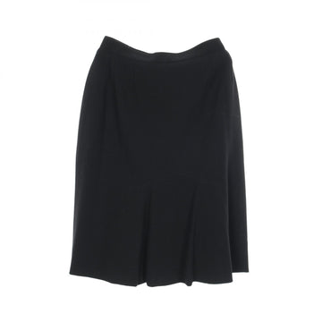 Chanel Coco Mark Button Skirt #40 Wool