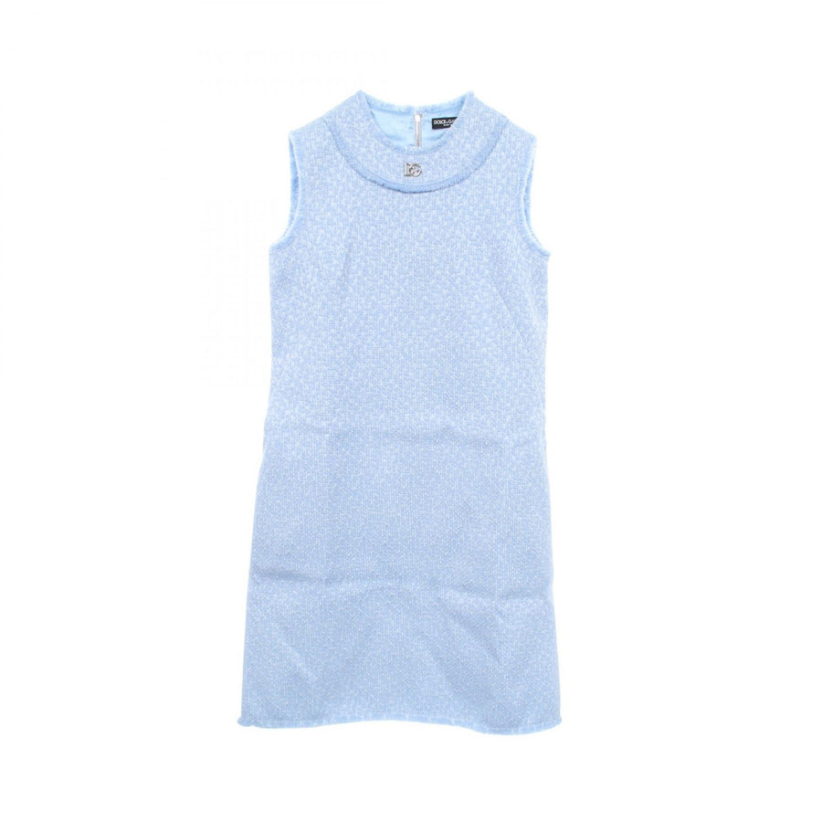 Dolce & Gabbana Tweed Logo Sleeveless