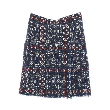 Chanel 07A Coco Mark Tweed Skirt #34