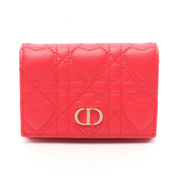 Dior Caro Glycine Heart Cannage Coin