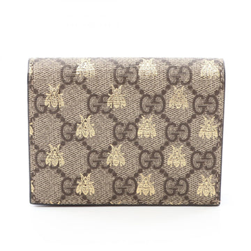Gucci Gg Supreme Bee Bi-Fold Wallet