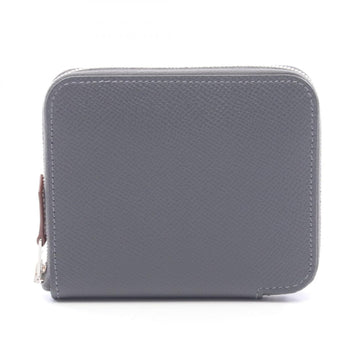 Hermes Azap Compact Silkin Round Wallet