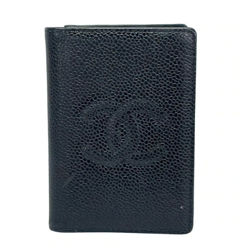 Chanel Black Calfskin Card Case