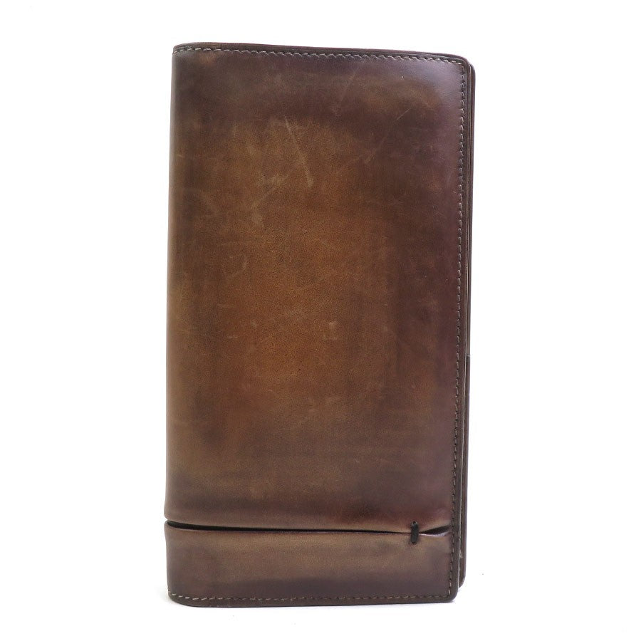 Berluti Bifold Long Wallet Brown