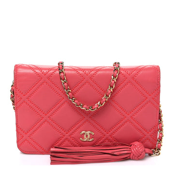 Chanel Lambskin Quilted Double Stitch