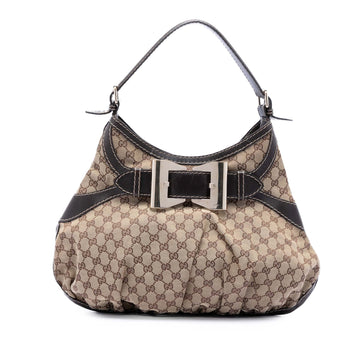 Gucci Large Gg Canvas Dialux Queen Hobo