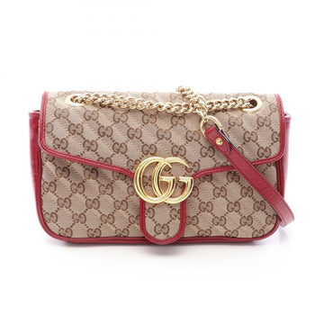 Gucci Gg Marmont Quilted Small Canvas