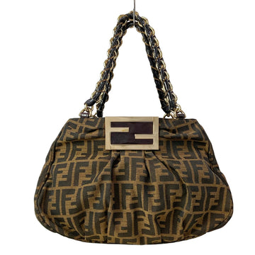 Fendi Zucca Light Brown Black Gold