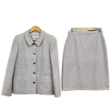Chanel Light Purple White Women's Skirt