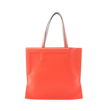 Fendi Flip Tote Shoulder Handbag Leather