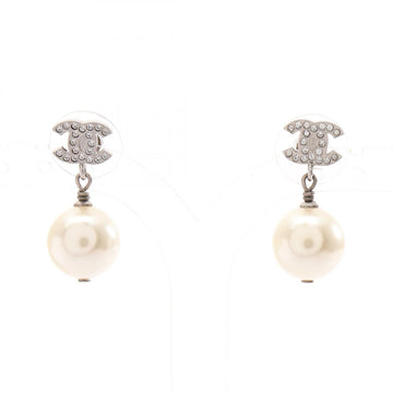 Chanel Coco Mark Pierced Earrings Gp