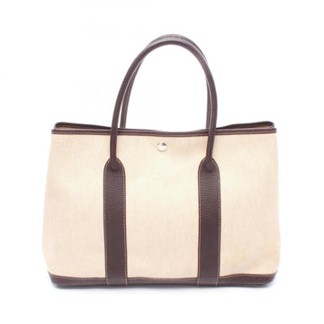 Hermes Garden Party Tote Toile And